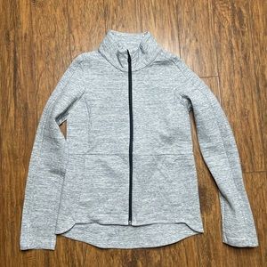 Lululemon Size 4 Zip Up Sweatshirt  Gray